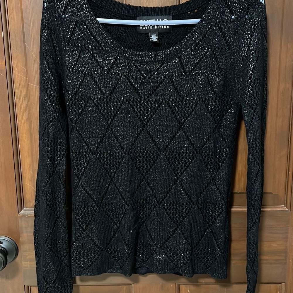 David Bitton Buffalo Black Sweater